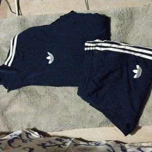 Adidas Navy Blue Track Suit